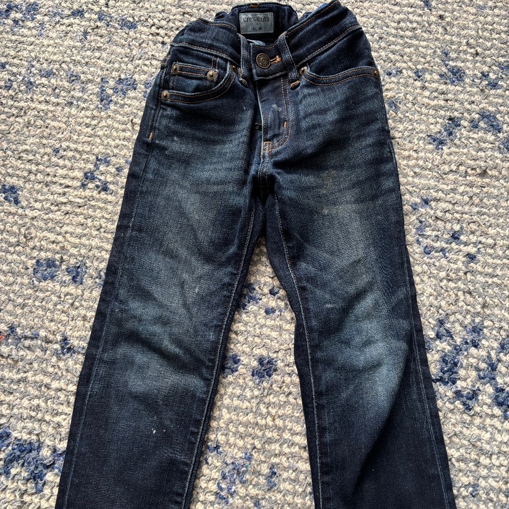 J. Crew Crewcuts 4t dark jeans
